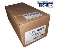 Prebena Agrafes Z 75CNKHA 75mm galvanisé 5C-Z75 Tjep PQZ-75 Haubold KG 775 KL-57 6,0M