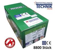 Prebena Q-38CSVHA-ETA 38mm Agrafes coupe-feu galvanisées Senco Würth Q Haubold HD7900 8,8M KL-39