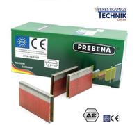 Prebena Q80CRFHA-ETA Q-6774 80mm Agrafes inoxydables A2 Haubold PN 9180 XII SD Senco SQS55XP-S Kl-39