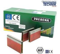Prebena Q80CRFHA-ETA Q-6774 80mm Agrafes inoxydables A2 Haubold PN 9180 XII SD Senco SQS55XP-S Kl-39