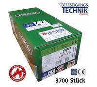 Prebena Q80CSVHA-ETA 80mm Agrafes coupe-feu galvanisées pour Senco Würth Q Haubold HD7900 3,7M KL-39