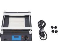 Préchauffeur BGA IR 853A - Plaque chauffante à infrarouge pour soudure - Station de réparation de circuits imprimés - Station de préchauffage électrique - 110/220 V, 450 W - Noir