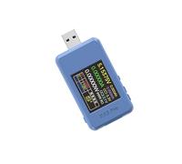 Precisions Compteur de puissance numérique LCD USB 4,4 cm pour mesurer les tensions, le courant et la puissance en watts Affichage couleur