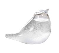 Prédicteur météo en verre tempête en cristal, prévision météo en bouteille, baromètre en verre tempête, décoration d'oiseau de table, baromètre, mini artisanat, jardin