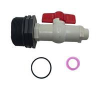 predolo Adaptateur de réservoir de robinet de contrôle en PVC pour robinet de baril, remplacement direct, connecteur de réservoir d'eau polyvalent