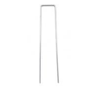 predolo Agrafe géotextile acier galvanisé, piquet ancrage en U 4 cm, pour feutre géotextile, allées et jardin, Goupille en U galvanisée, 2,5
