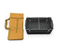 predolo Barbecue portable à charbon bois, pliable et nomade pour 3-5 personnes, idéal randonnée et pique-nique, Moyenne (33x17x14 cm)