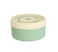 predolo Boîte Repas Isotherme en Acier Inoxydable 316 Conteneur Alimentaire Bento Lunchbox avec Sac Isolant Démontable Étanche Réchauffable au Micro-ondes, Vert, Vert, Petit 400ML