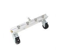 predolo Buse de Nettoyage Sol Nettoyeur Châssis sous Voiture Accessoire Lavage Haute Pression Pulvérisateur Barre Surface, Nettoyant De Châssis De Voiture À Quatre Buses De 33 CM