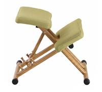 predolo Chaise à Genoux Confortable Siège Assis-Genoux Coussins Épais Chaise de Correction de Posture pour Étudiants, Enfants, Vert, sans Dossier