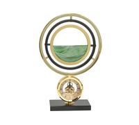 predolo Horloge Sablier Moderne Minuteur à | Socle Rectangulaire Stable, sur Pied, Sablier Horloge, pr Salon, Étagère, Vert,