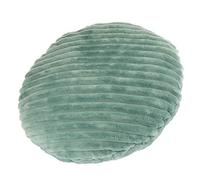 predolo Housse de Coussin de Siège Ronde Bande de Remplacement D'oreiller de terre Velours 40 Cm de Diamètre, vert