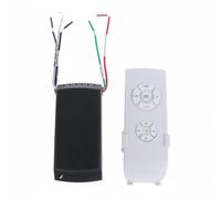 predolo Kit de Télécommande pour Ventilateur de Plafond sans Fil avec 4 Minuteries et 3 Vitesses, Fonction Minuterie Contrôleur sans Fil pour Ventilateur et Lumière Compatibilité Universelle