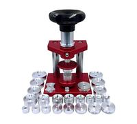 predolo Kit d'outils pour Presse à Montres, Machine à refermer Le Couvercle pour Le Bricolage et Les ateliers, Fermeture et réparation du boîtier, 25 Dés