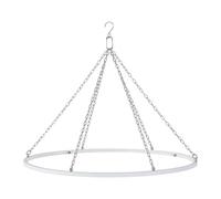 predolo Kit pour rideaux plafond, support fixation argenté pour décors fête, idéal pour l'intérieur et l'extérieur.