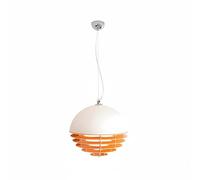 predolo Lampe Plafond Dome Plafonnier Luminaire Verre et Acrylique pour Lumière Tamisée Portée 3 à 5 M Installation Suspendue Adaptée à Salle à Manger Lecture Bar Domestique, 30 Cm