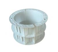 predolo Moule Colonne Béton Photovoltaïque Coffrage Pilier Cylindrique Moule Poteau Forme Rond Gabarit Base Plastique Rigide Résistant Démoulage Aisé sans, Diamètre 22 Cm, Hauteur 20 Cm
