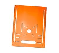 predolo Plaque de base pour machine de découpe, support de positionnement, accessoire, 28 x 20 x 5 mm, rail de guidage pour scie circulaire, 28cmx38cm