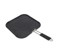 predolo Poêle Gril Carré Plaque Cuisson Antiadhésif Poêle à Barbecue pour Cuisiniers Amateurs, Poêle À Griller Poignée Style Un