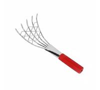 predolo Râteau à Palourdes de Plage Râteau de Plage pour Clams Grattoir à Main Outil de Fouille Marine Dents Pointues INOX , Râteau en Acier Inoxydable avec Filet