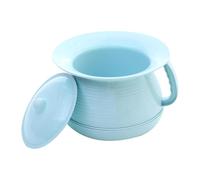predolo Urinoir à crachoir avec couvercle pour enfants, seau de toilette portable pour la nuit, petit pot de pour les personnes âgées, Bleu