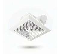 predolo Ventilateur d'Extraction de Plafond Ventilateur Extracteur Aérateur Déflecteur Silencieux pour Renouvellement d'Air avec, 10 Pouces, Type De Retour