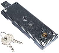 Prefer B.551.0810 Serrure pour porte basculante, à cylindre fixe, poinçonnée