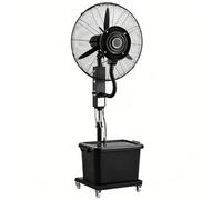 Preferspace Ventilateur Brumisateur 42L Industriel Haute Vitesse - 3 Vitesses Réglables, Oscillation 90°, Hauteur 160-200cm, Refroidissement Extérieur pour Patio, Atelier, Serre(71cm/28in)
