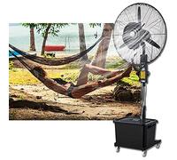 Preferspace - Ventilateur brumisateur d'extérieur sur pied - 3 vitesses de rafraîchissement, oscillation à 90°, usage industriel - Avec réservoir de 42 L - Idéal pour jardins et terrasses