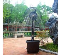 Preferspace - Ventilateur brumisateur industriel d'extérieur - Réservoir d'eau intégré - Modèle électrique robuste pour jardins et arrière-cours - 3 réglages de vitesse