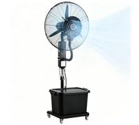 Preferspace Ventilateur Brumisateur Professionnel 42L sur Pied, Ventilateur Oscillant 3 Vitesses avec Grande Capacité d'Eau, Idéal pour Atelier, Garage, Terrasse Extérieure et Entrepôt(81cm/32in)