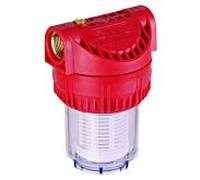 Préfiltre TIP - Pour pompes de jardin et réseaux d'eau domestiques, 5 pouces, jusqu'à 7 000 l/h, avec cartouche filtrante lavable, 31052