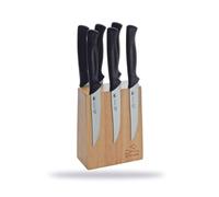 PREMAX Petit bloc à couteaux magnétique 85825 en acier inoxydable, 12 x 7 x 15 cm.