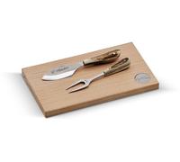 PREMAX - Set de couteaux et fourchettes artisanaux pour l'apéritif 89097 - Acier inoxydable AISI 420 C pour usage alimentaire - 5 cm