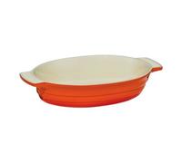 Premier Housewares 0104282 Ovenlove Plat en Céramique Ovale en Orange 1 L