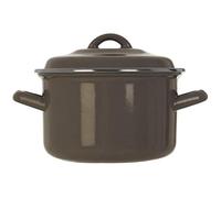 Premier Housewares 0104573 Cocotte avec couvercle en émail Gris 2 l