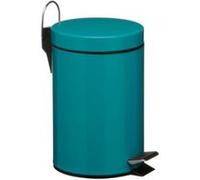 Premier housewares 0506429 poubelle à pédale et godet intérieur en plastique turquoise 3 l G