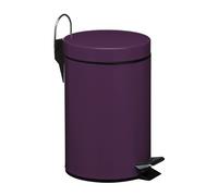 Premier Housewares 0506435 Poubelle Violet 3 L + Godet Intérieur Plastique