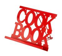 Premier Housewares 0508385 Support de Livre de Cuisine en Émail Rouge