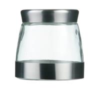 Premier Housewares 0508988 Petit Pot à Provision Verre/Acier Inoxydable Brossé 850 ML