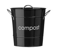 Premier Housewares 0510014 Bac à Compost en Acier Galvanisé Noir