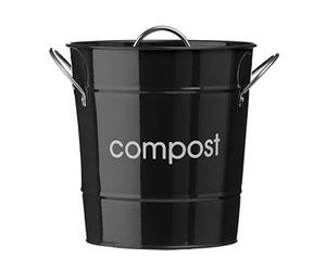 Premier Housewares 0510014 Bac à Compost en Acier Galvanisé Noir