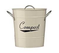 Premier Housewares 0510015 Bac à Compost en Acier Galvanisé Crème