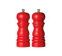 Premier Housewares 1103901 Salière/Poivrière en Lustré Rouge