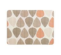Premier Housewares 1203608 Foglia Set de 4 napperons en liège, Oranges