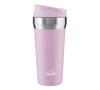 Premier Housewares 1405184 Mug de Voyage Isotherme en polypropylène polypropylène et Silicone Lilas 8 x 8 x 19 cm 380 ML