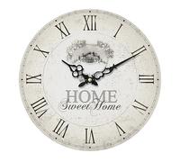 Premier Housewares 2200542 Horloge Murale Home Sweet Home en MDF