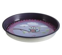 Premier Housewares 507322 Happy Owls Plateau de Service Rond en étain Multicolore 33 x 33 x 4 cm
