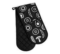Premier Housewares Besa Double Oven Glove - Black by Premier Housewares