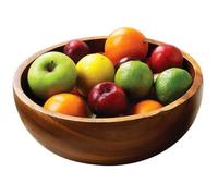 Premier Housewares Bol à salade et à fruits en Bois d'Acacia Kora. Bol Rond de 25cm diamètre